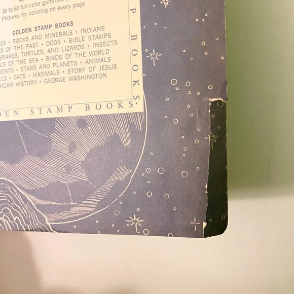 Vintage 1976 The Golden Stamp Book Stars  and Planets Complete - Picture 14 of 15